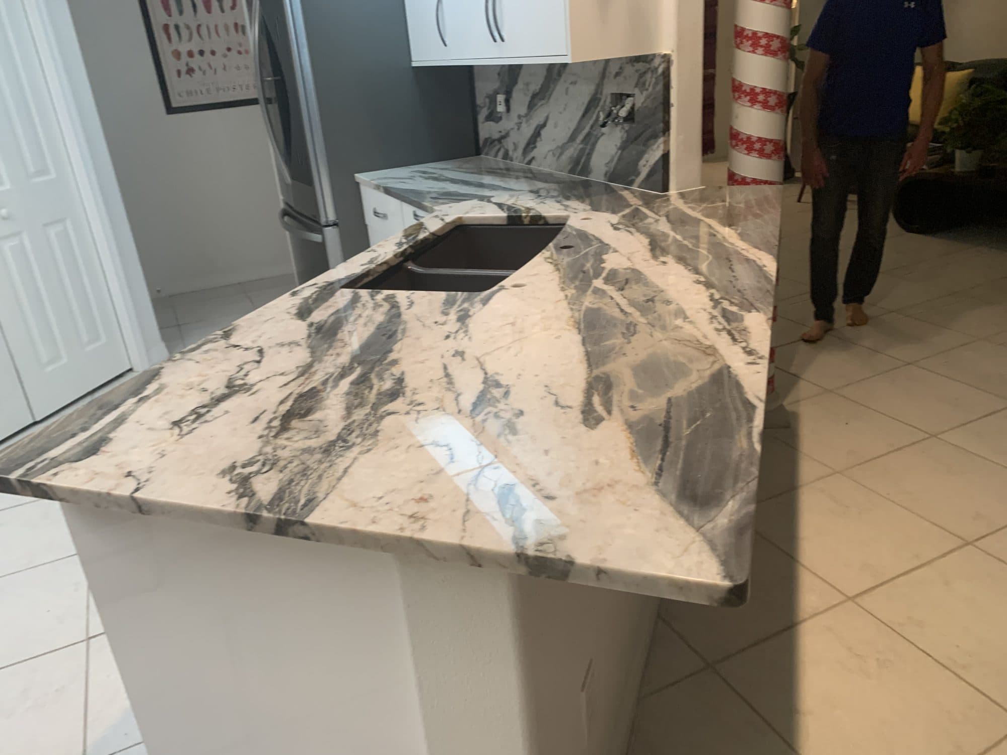 Marble Kitchen Island Countertop